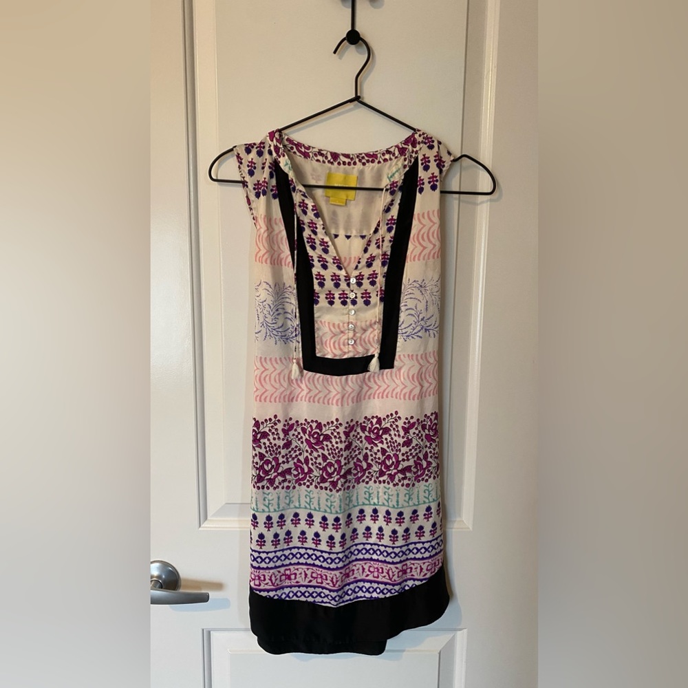 Anthropology Maeve Silk Dress